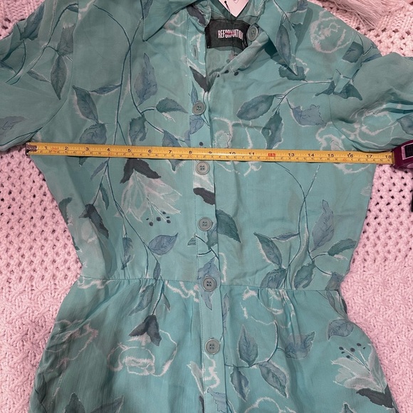 Reformation WOMENS size 0 Blue rompers Chic and Versatile - Picture 5 of 15